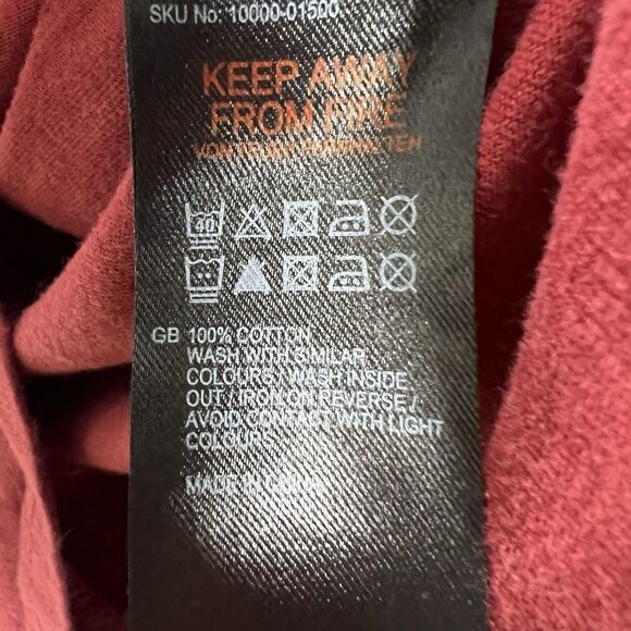 Harry Potter Shop Gryffindor Long Sleeve T Shirt Adult Size Small Red Yellow - Picture 9 of 12